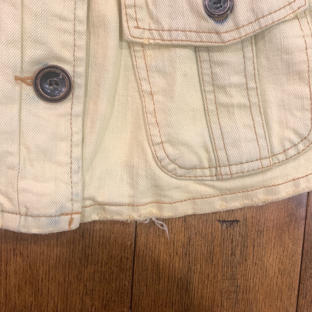 Denim Bleached Jacket Distressed - image 6